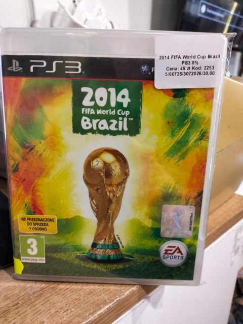 FIFA World Cup Brazil 2014 PS3 PlayStation 3 (PS3) pudełkowa