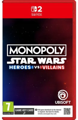 MONOPOLY Star Wars Heroes vs Villains Nintendo Switch 2 pudełkowa