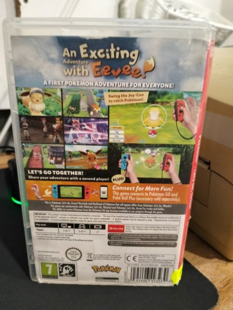 Pokemon Let's Go Eevee Nintendo Switch pudełkowa