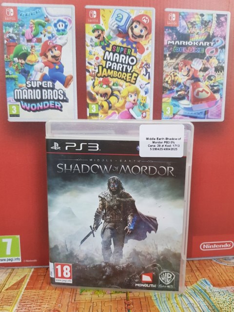 Middle-earth: Shadow of Mordor Sony PlayStation 3 (PS3)