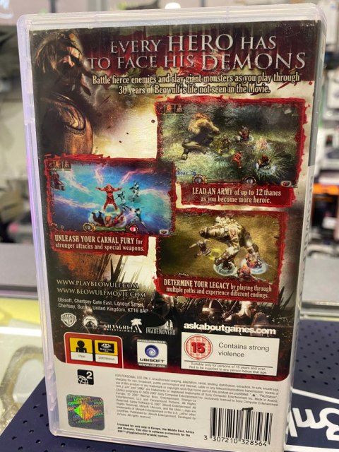 BEOWULF The Game PlayStation Portable (PSP) pudełkowa