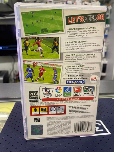 Fifa 09 PlayStation Portable (PSP) pudełkowa