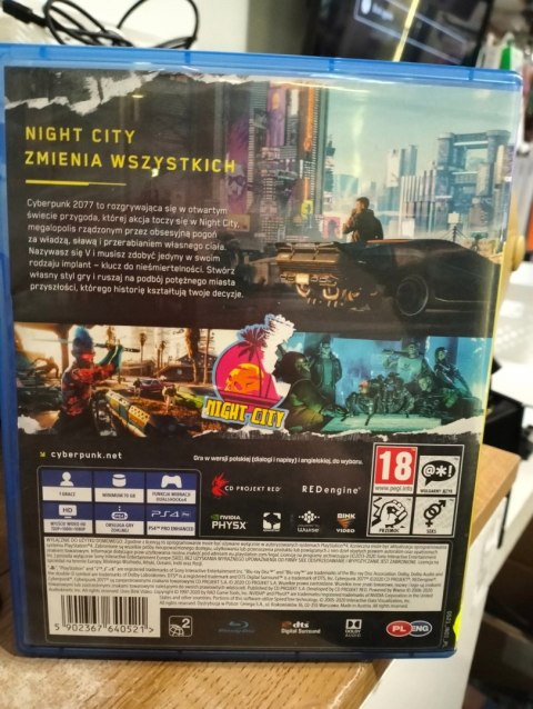 CYBERPUNK 2077 PlayStation 4 (PS4) pudełkowa