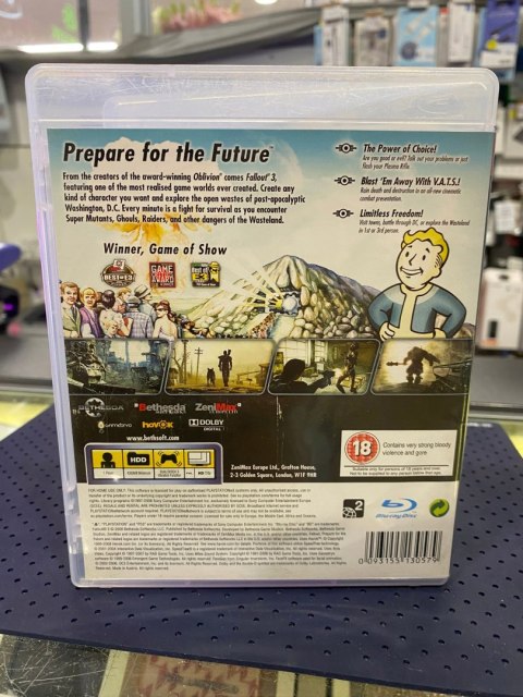 FALLOUT 3 PlayStation 3 (PS3) pudełkowa