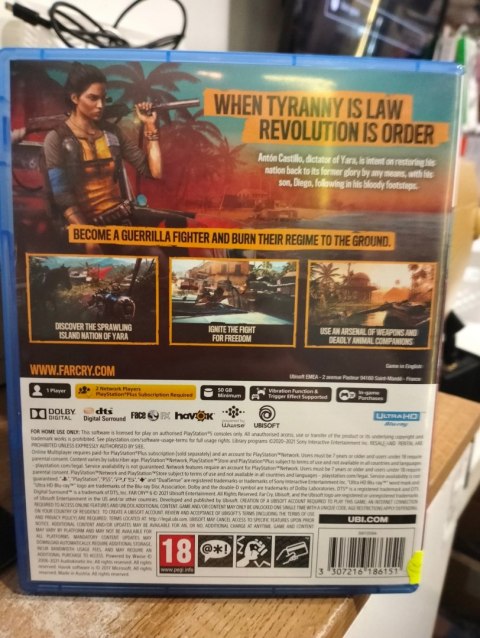 Far Cry 6 PlayStation 5 (PS5) pudełkowa