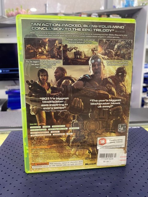 GEARS OF WAR 3 Xbox 360 pudełkowa