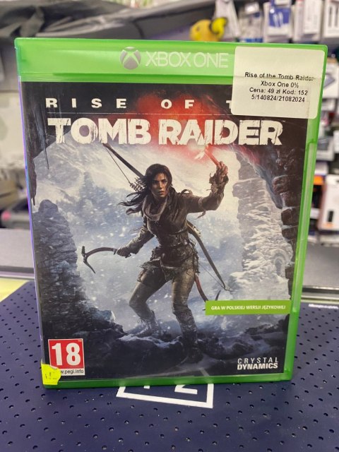 Rise of the Tomb Raider Xbox One pudełkowa