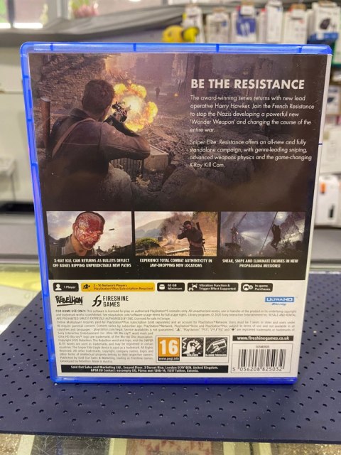 Sniper Elite Resistance PlayStation 5 (PS5) pudełkowa