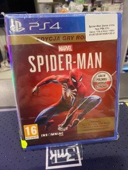 Marvel's Spider-Man Edycja Gry Roku PlayStation 4 (PS4) pudełkowa