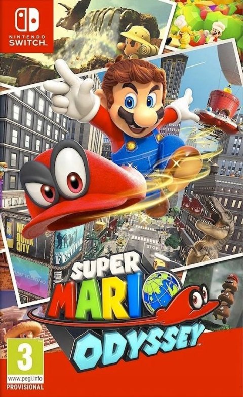 Super Mario Odyssey Nintendo Switch pudełkowa