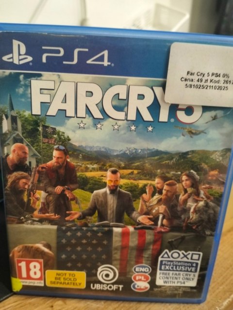Ubisoft - Far Cry 5 - PS4 PlayStation 4 (PS4) pudełkowa