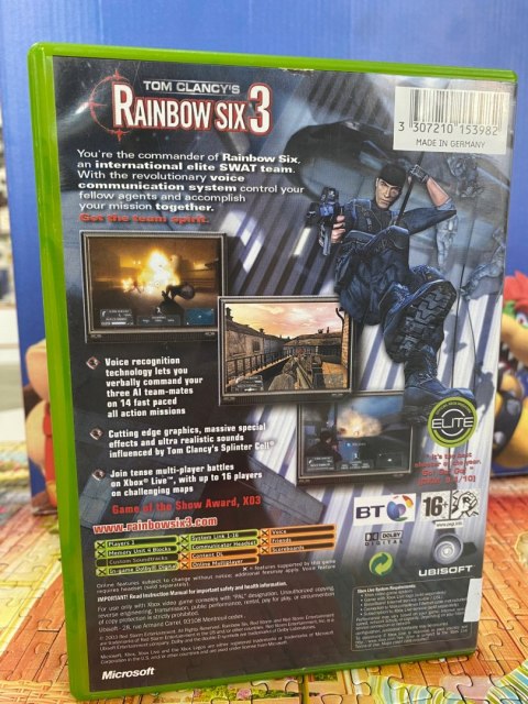 TOM CLANCY'S RAINBOW SIX 3 Microsoft Xbox