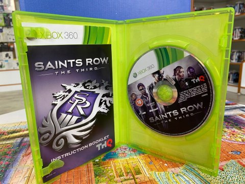 SAINTS ROW THE THIRD III 3 Microsoft Xbox 360
