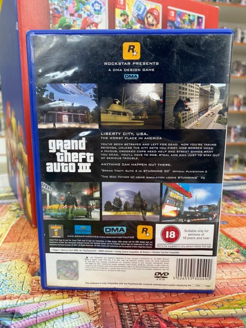 Grand Theft Auto III Playstation 2 (PS2)